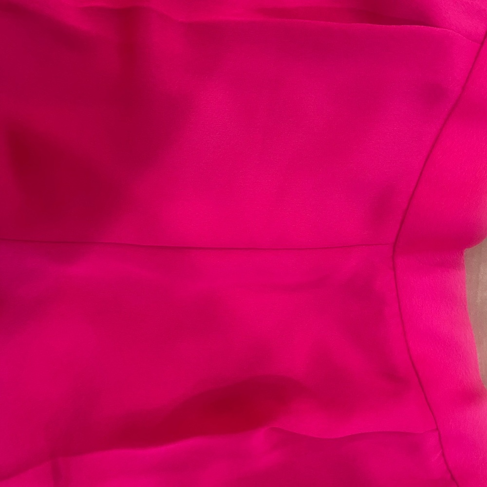 Banana Republic Hot pink Women's pull on satin style pleated Trousers - Picture 4 of 9